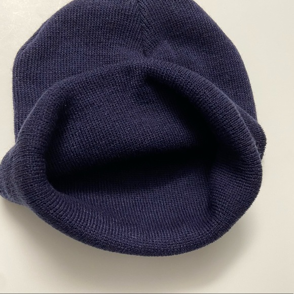 American Needle Navy Basic Knit Beanie Hat - Picture 4 of 6